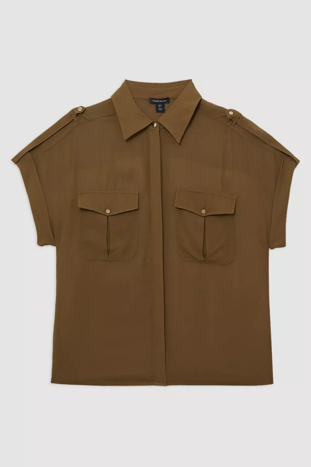 シャツ IONSEOUL Wavy Bohemian Mix Short Sleeve Shirt JE1074 410PhZfW9ML._AC_.jpg