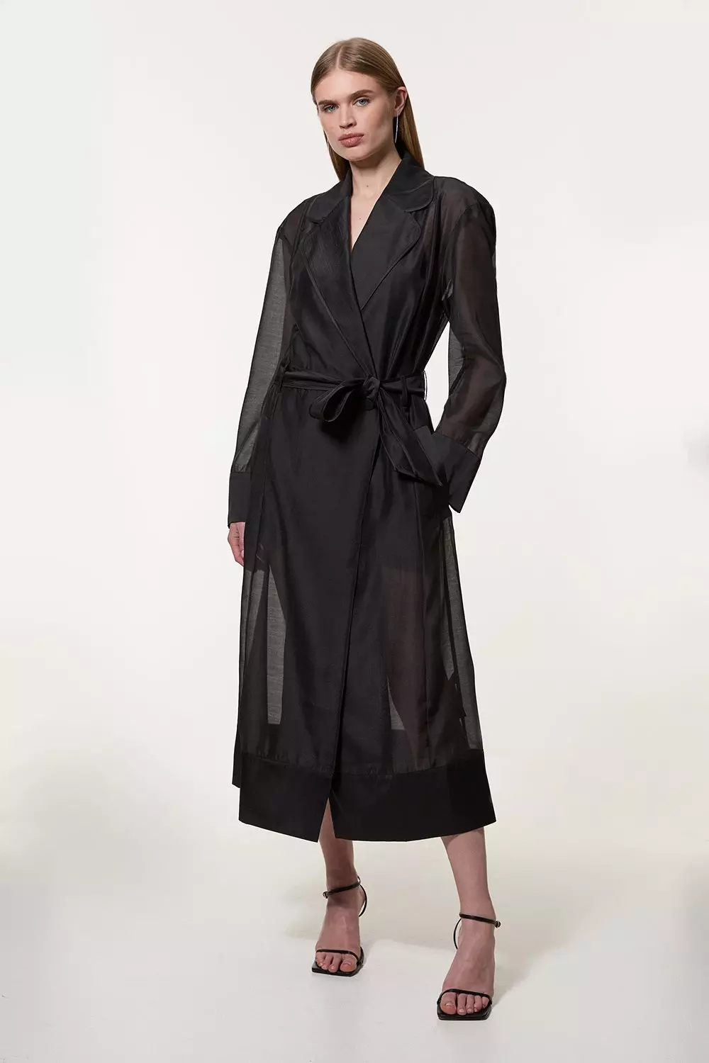 Oversize Sheer Trench selling Coat