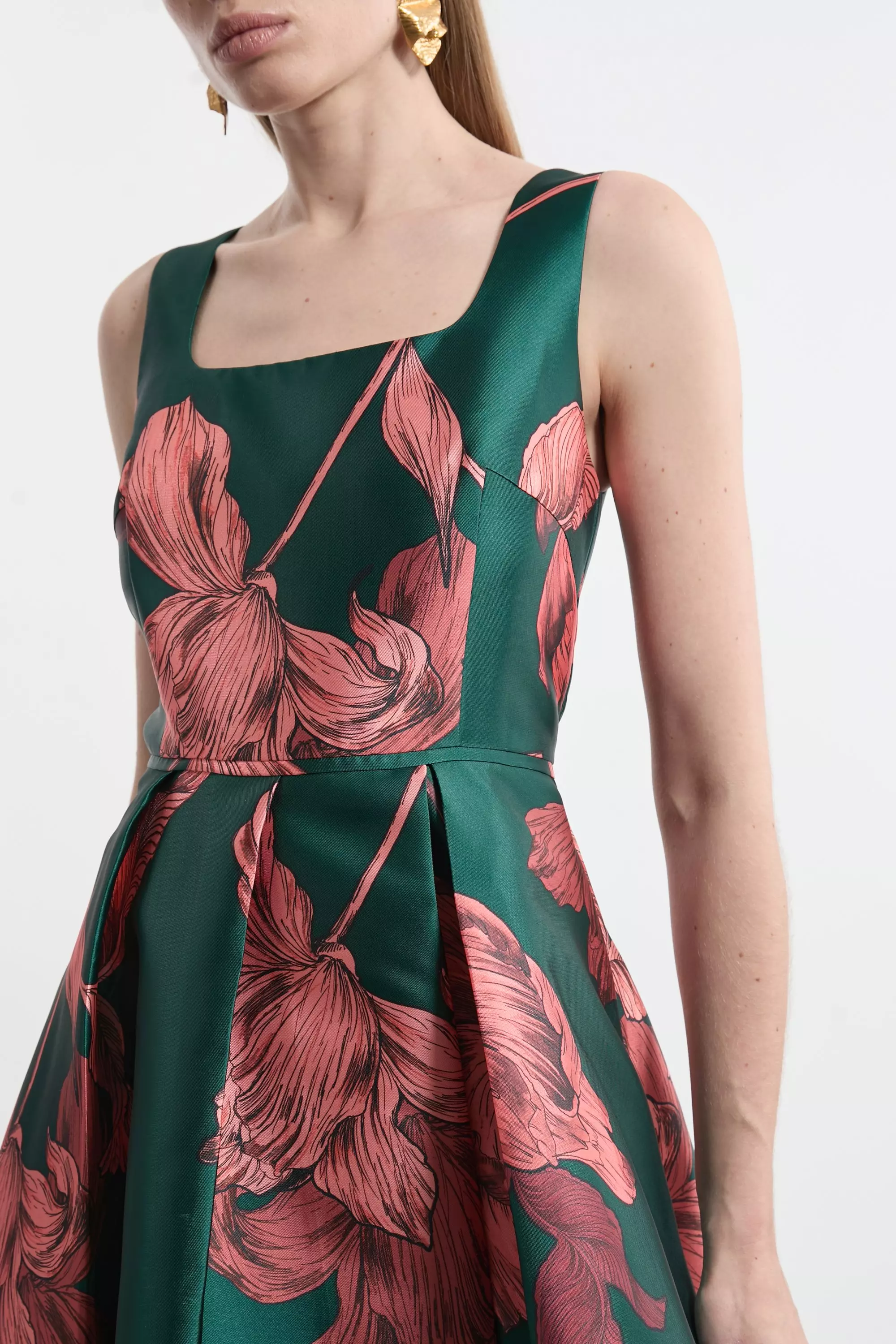 Karen Millen☆コットン ベルト付き ミニドレス bkk16645_floral_xl?pdp.template