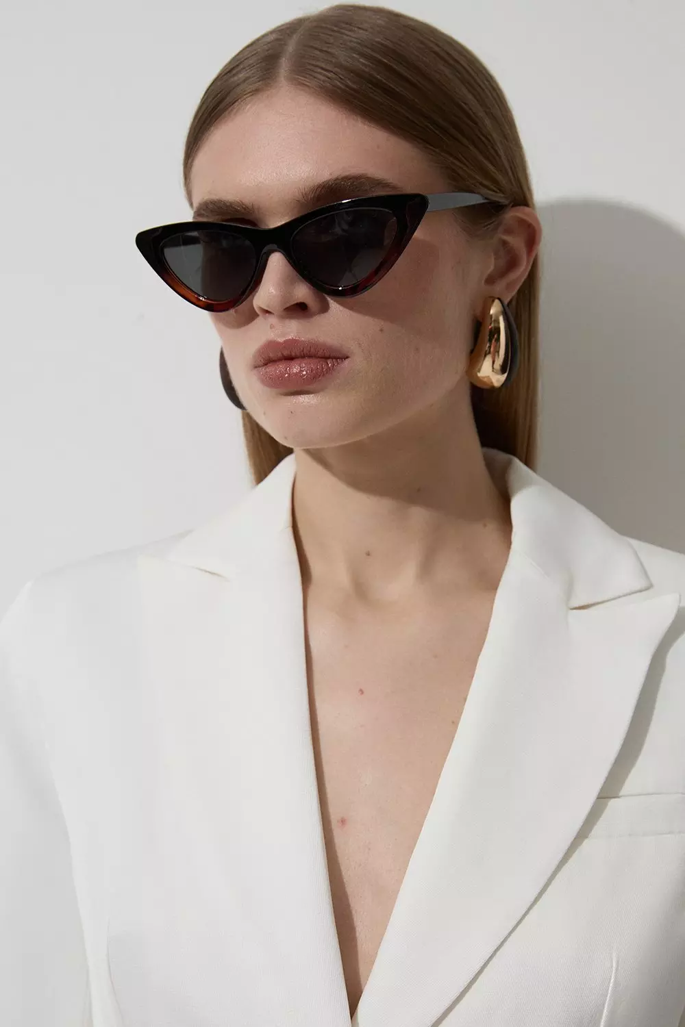 Ivory Tailored Viscose Linen Single Breasted Blazer Jacket  alternative image