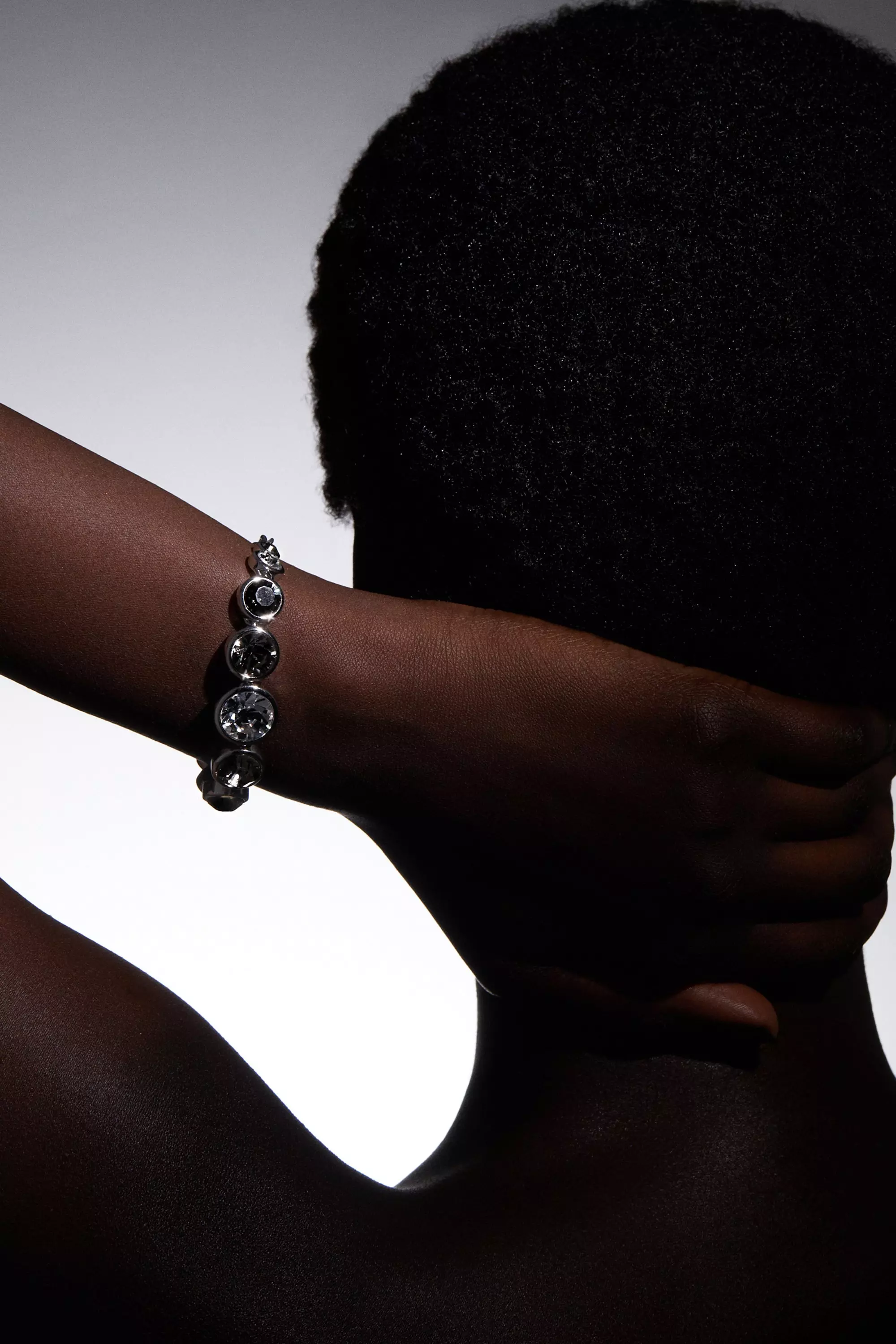 Hand Set European Crystal Teardrop Bracelet Karen Millen