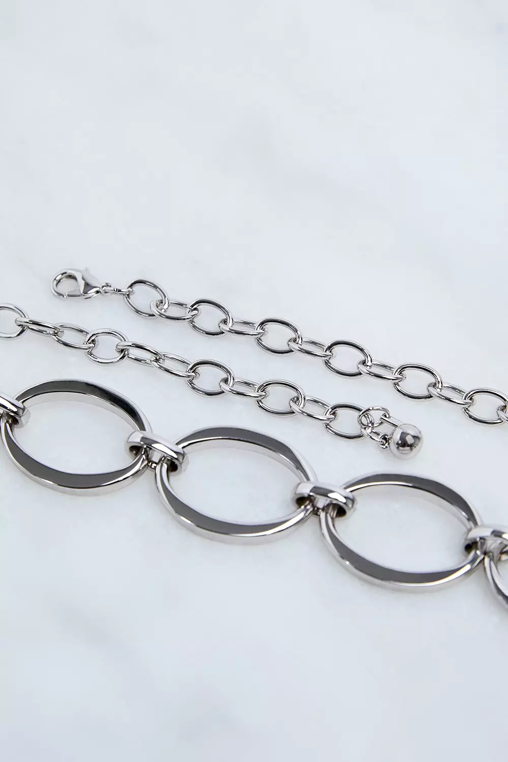 Hand Set European Crystal Oversized Chain Necklace | Karen