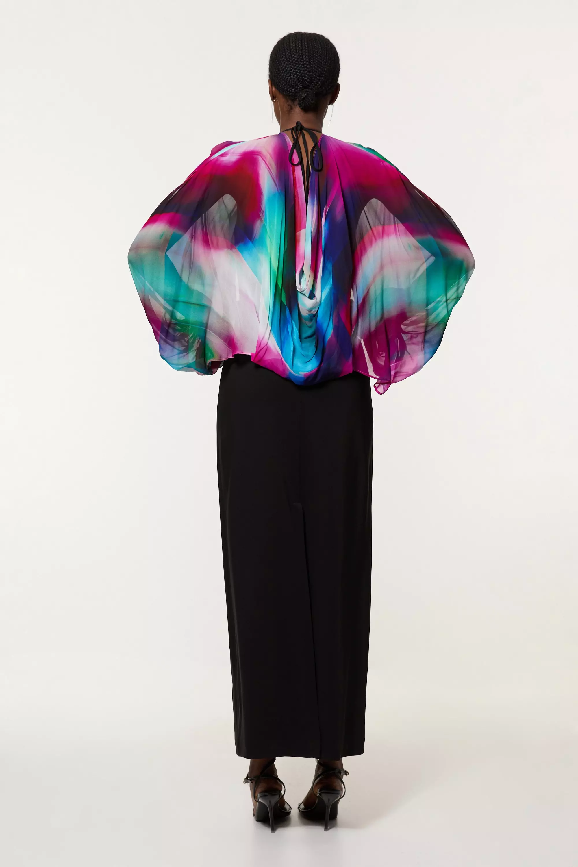 KAREN MILLEN ウール ダブルブレンド ブレスト ミディコート lnmz07b.jpg