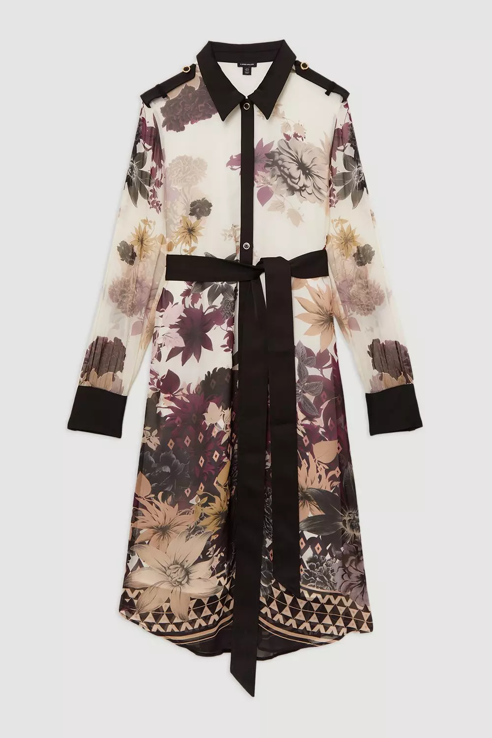 日本未入荷★Karen Millen ビーズウールコート Karen Millen(カレンミレン) コート(レディース) - 海外通販のBUYMA