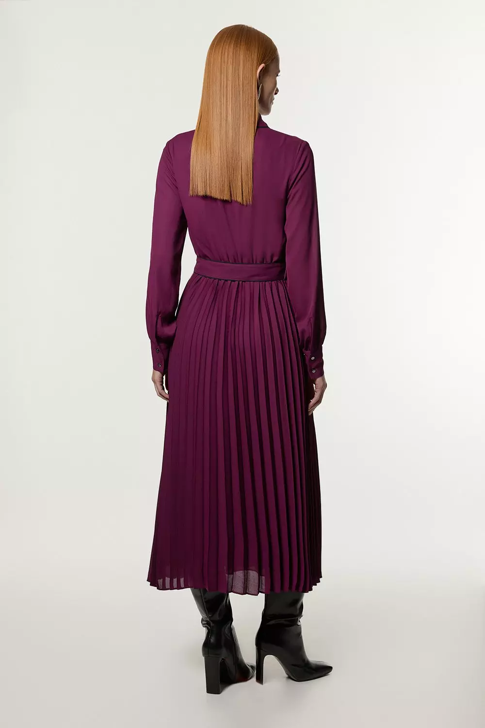 【Karen Millen】ダーツディテール ポンテ ジャージー ドレス Karen Millen ダーツディテール ジャージー ワンピース 国内発送