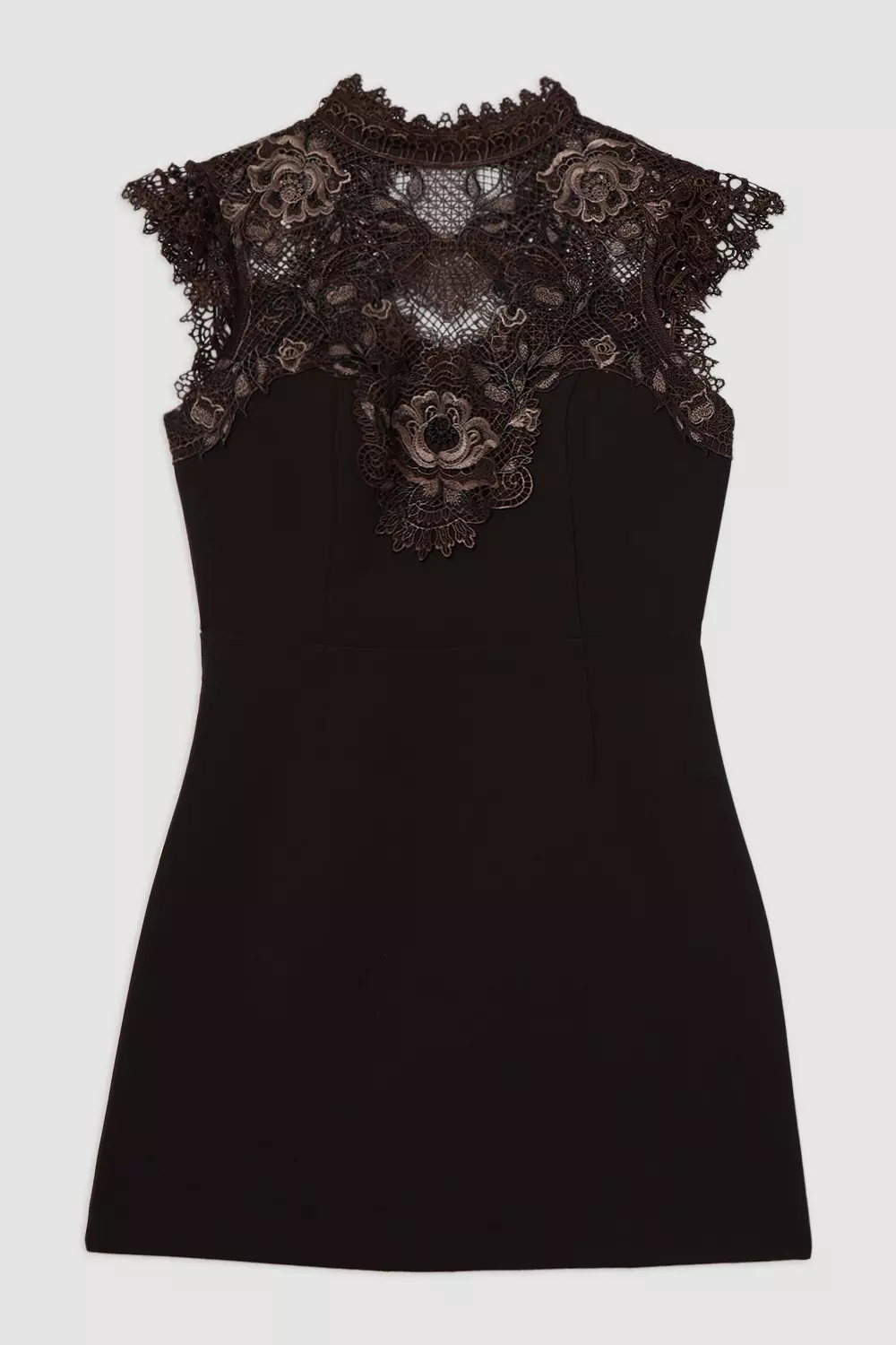関税送料込★SALE★完売間近ラスト★KarenMillen★Guipureドレス Guipure Lace Woven Mini Dress | Karen Millen