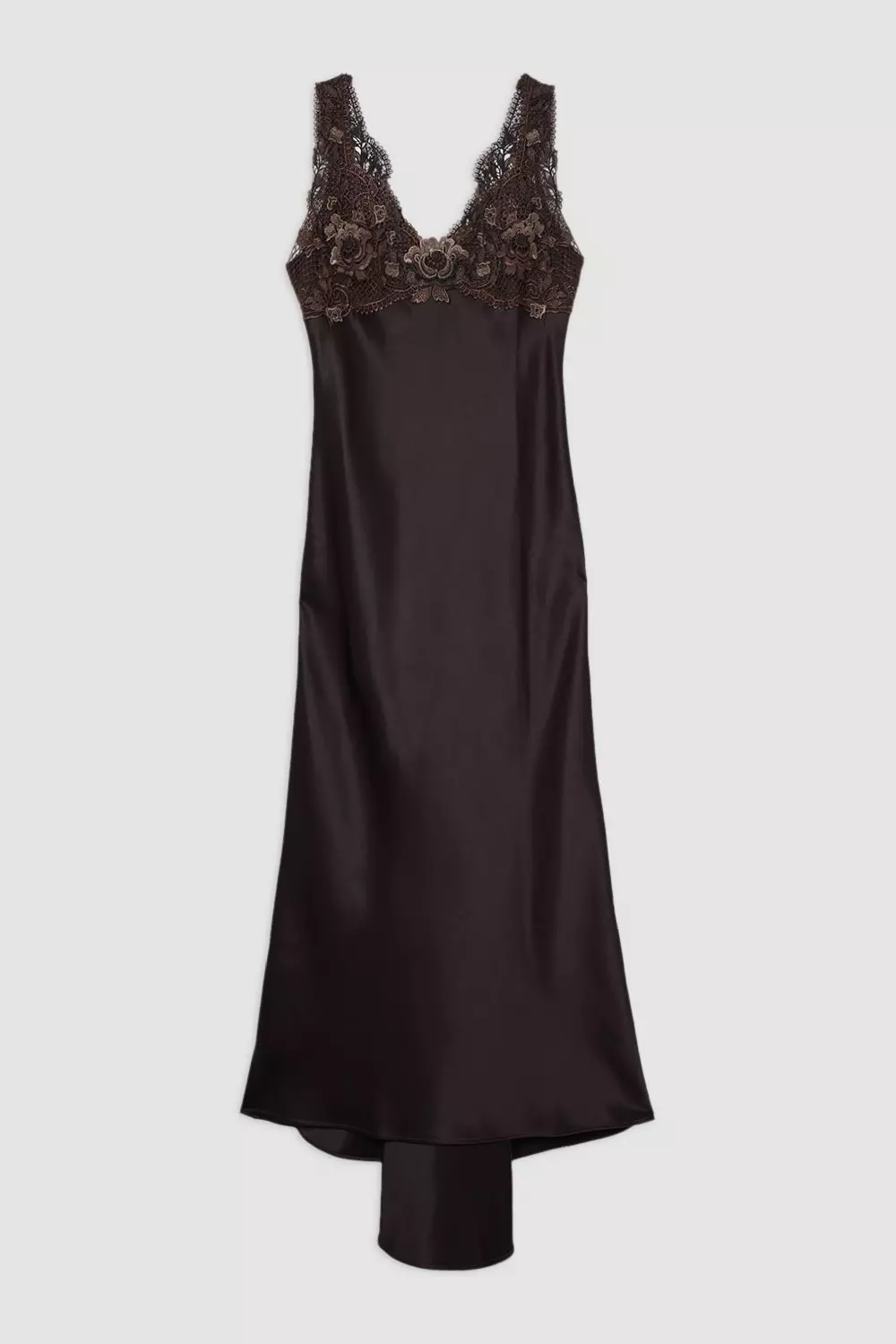 関税送料込★SALE★完売間近ラスト★KarenMillen★Guipureドレス Satin Guipure Lace Woven Maxi Slip Dress | Karen Millen