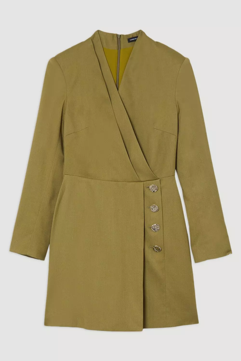 Moss Petite Soft Structured Tailored Wrap Blazer Dress alternative image
