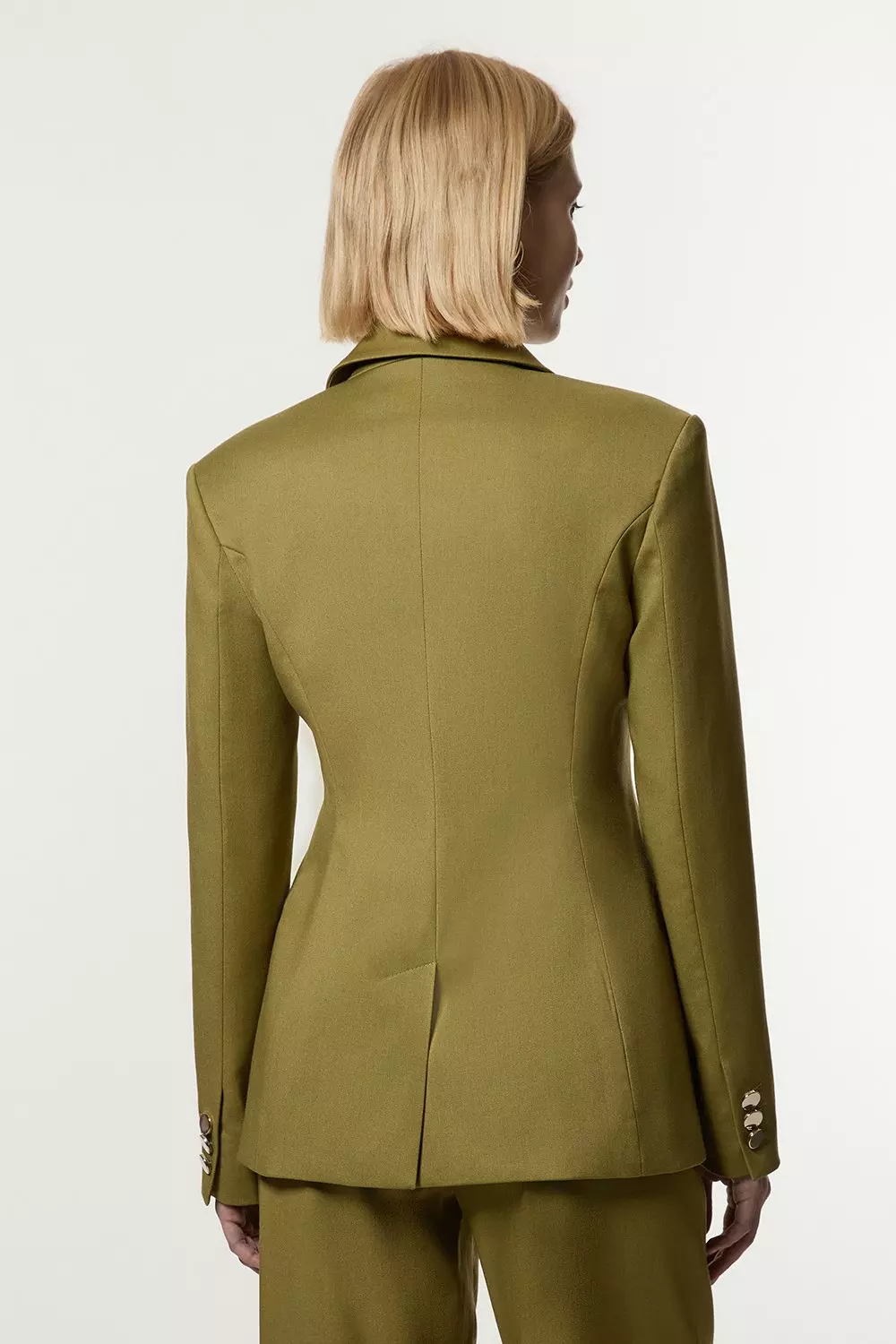 Soft Structured Asymmetric Tailored Single Breasted Blazer