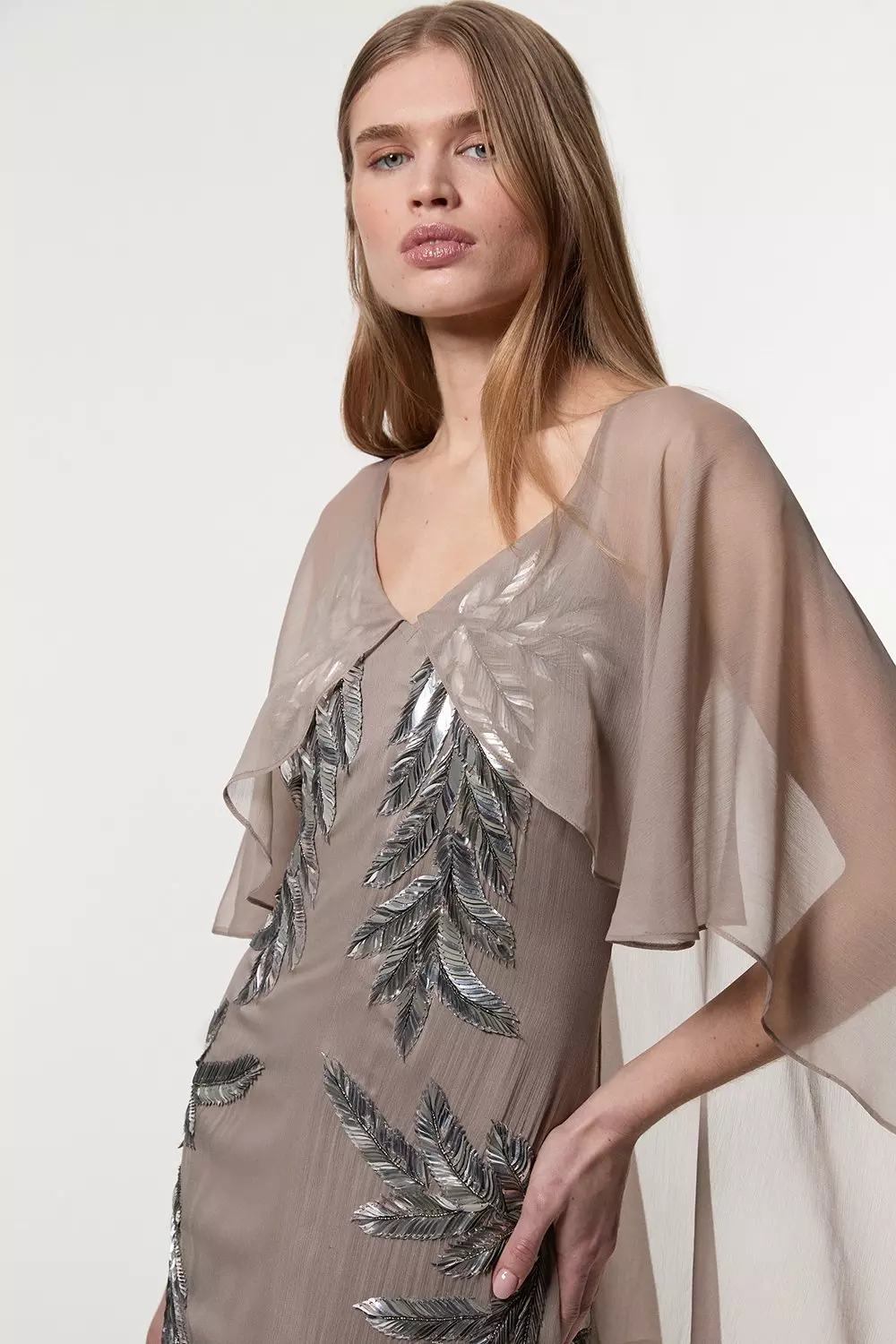 新品未使用 LINEN SCALLOPED CACHECOEUR DRESS Scalloped-Edge Linen Dress | Garnet Hill