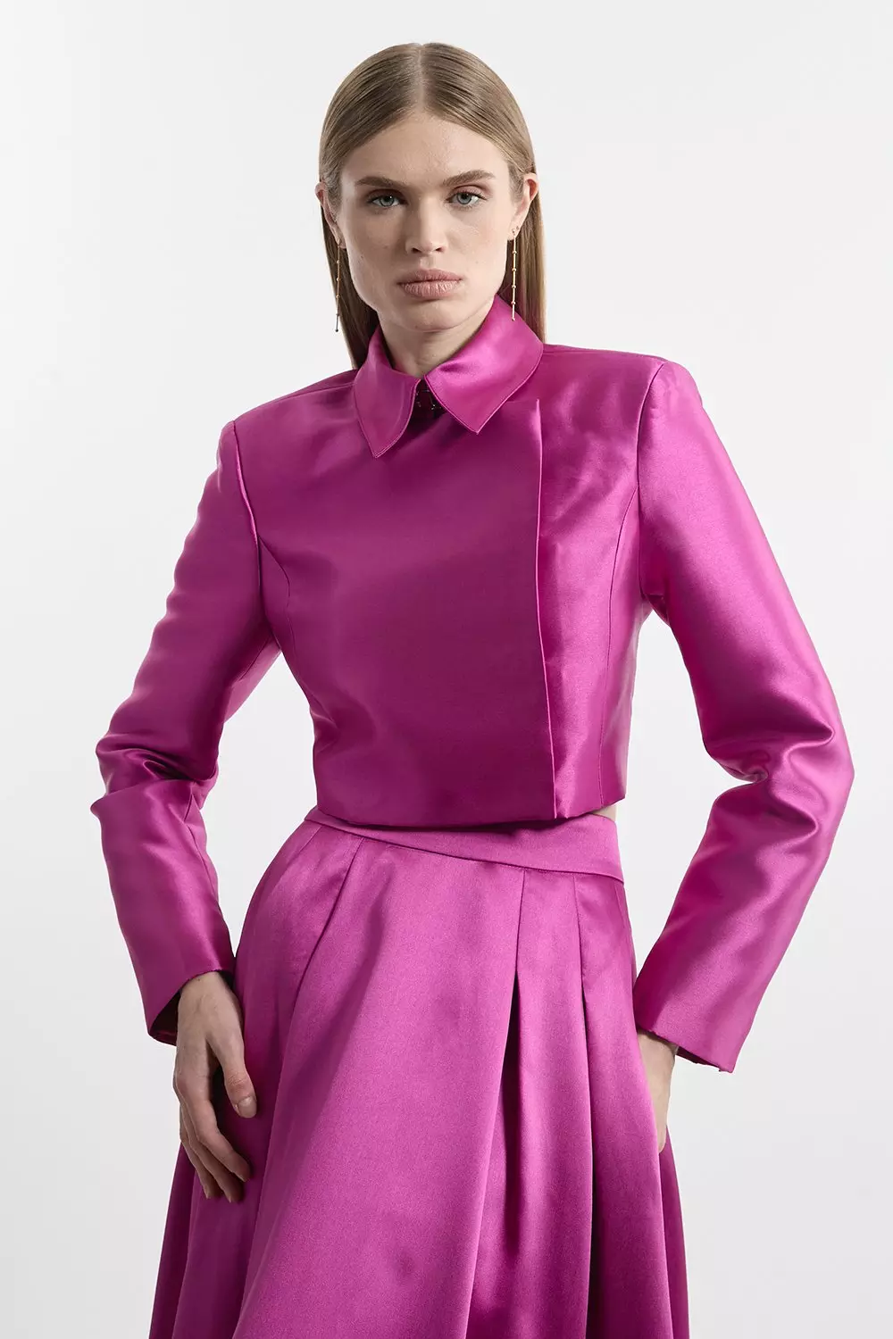 Twill Prom Woven Co Ord Karen Millen