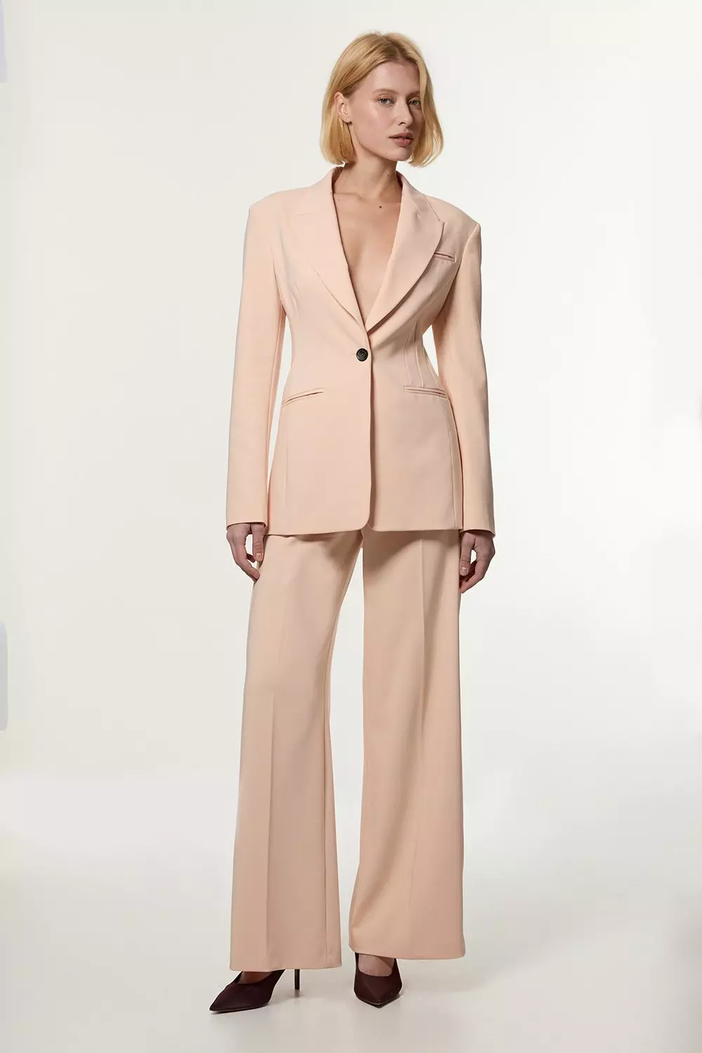 Petite Tailored Single Breasted Jacket | Karen Millen