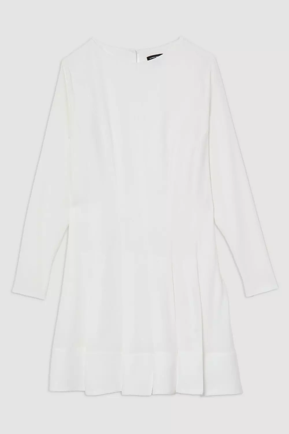 Karen Millen：スプリング ツイード テーラード ミニドレス Blue Mini Dresses | Karen Millen US