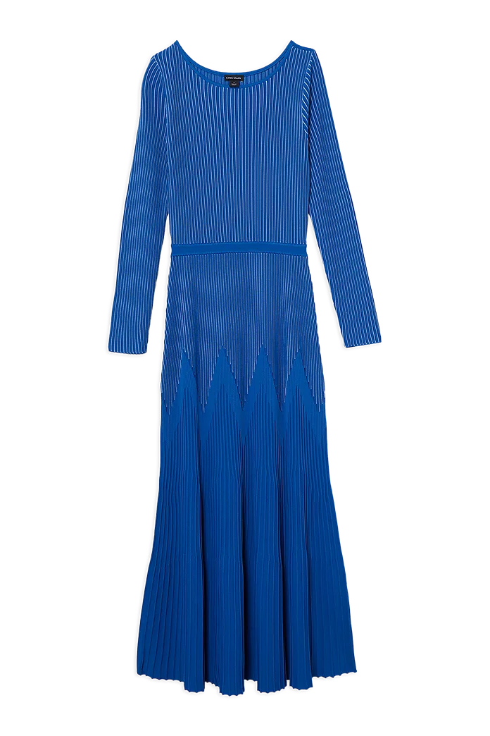 Zig Zag Detail Knitted Maxi Dress | Karen Millen Zig Zag Detail Knitted Maxi Dress | Karen Millen