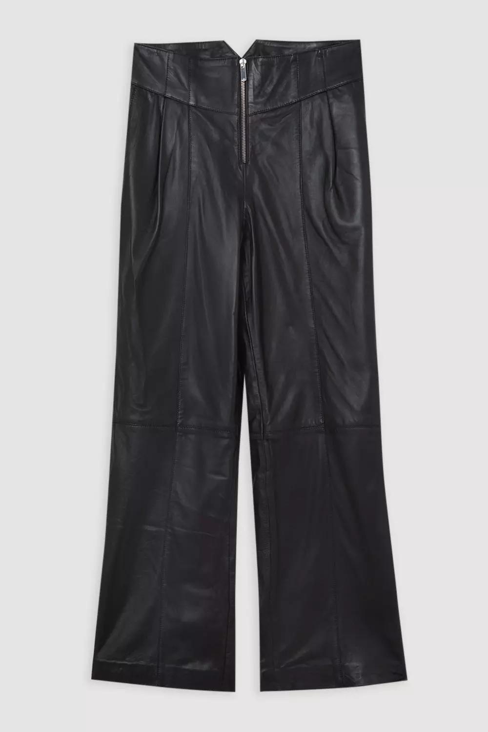 パンツ IRENE silky leather trousers 34 IRENE パンツ シャドウプレイドパンツ / Shadow Plaid Pants