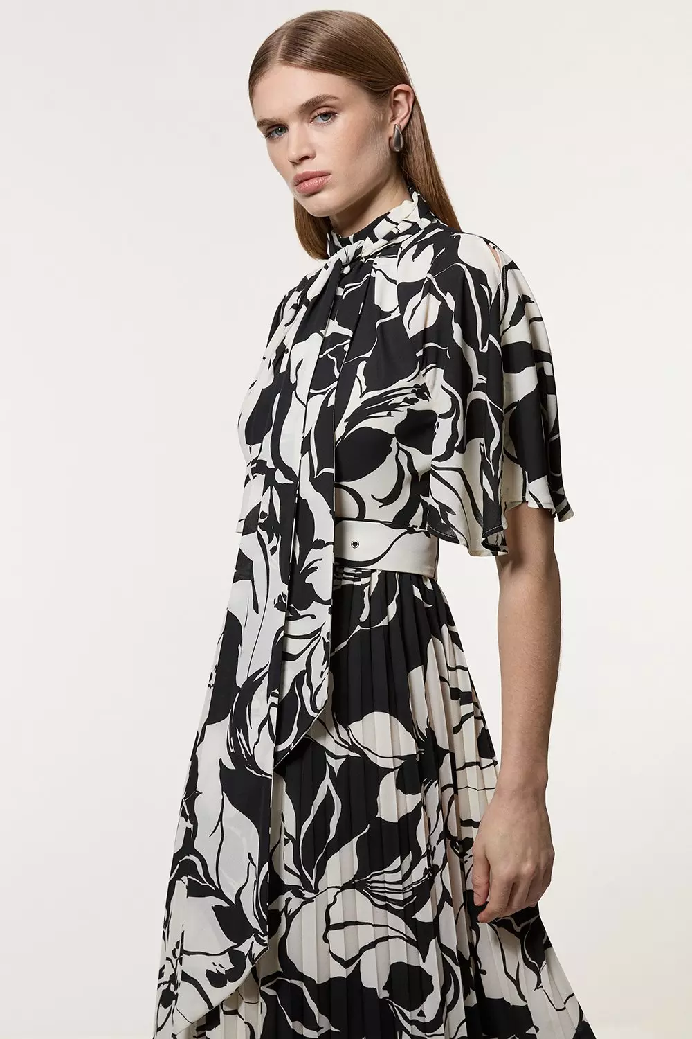 KAREN MILLEN ミダキシ丈 ドレス KAREN MILLEN ミダキシ ドレス