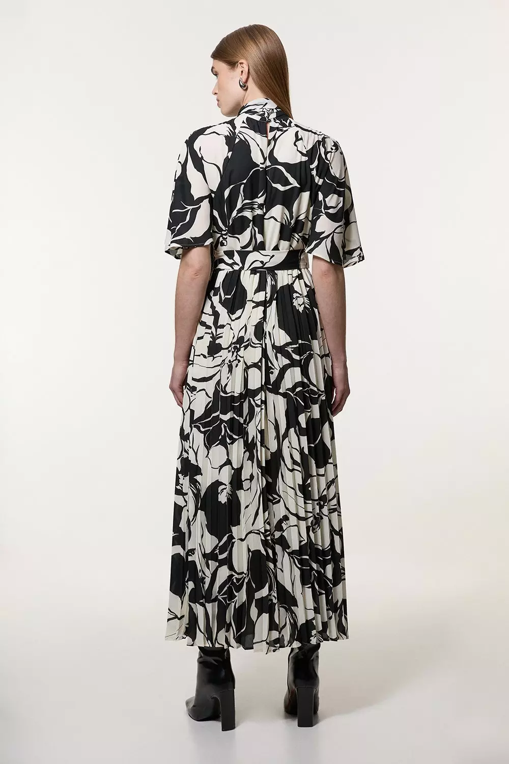 KAREN MILLEN マキシドレス ロールネック シア― マーメイド bkk20572_black_xl?$