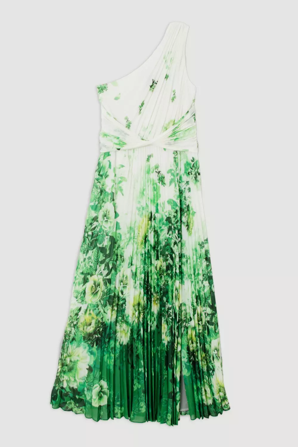 Karen Millen プチポンテ装飾コントラストカラー Petite Butterfly Metallic Beaded Cuff Woven Midi Dress