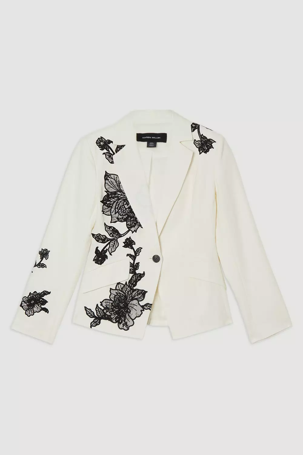 KAREN MILLEN◆フローラル プリント モロッコ織 マキシ 送料込 bkk23332_ivory_xl?pdp.template