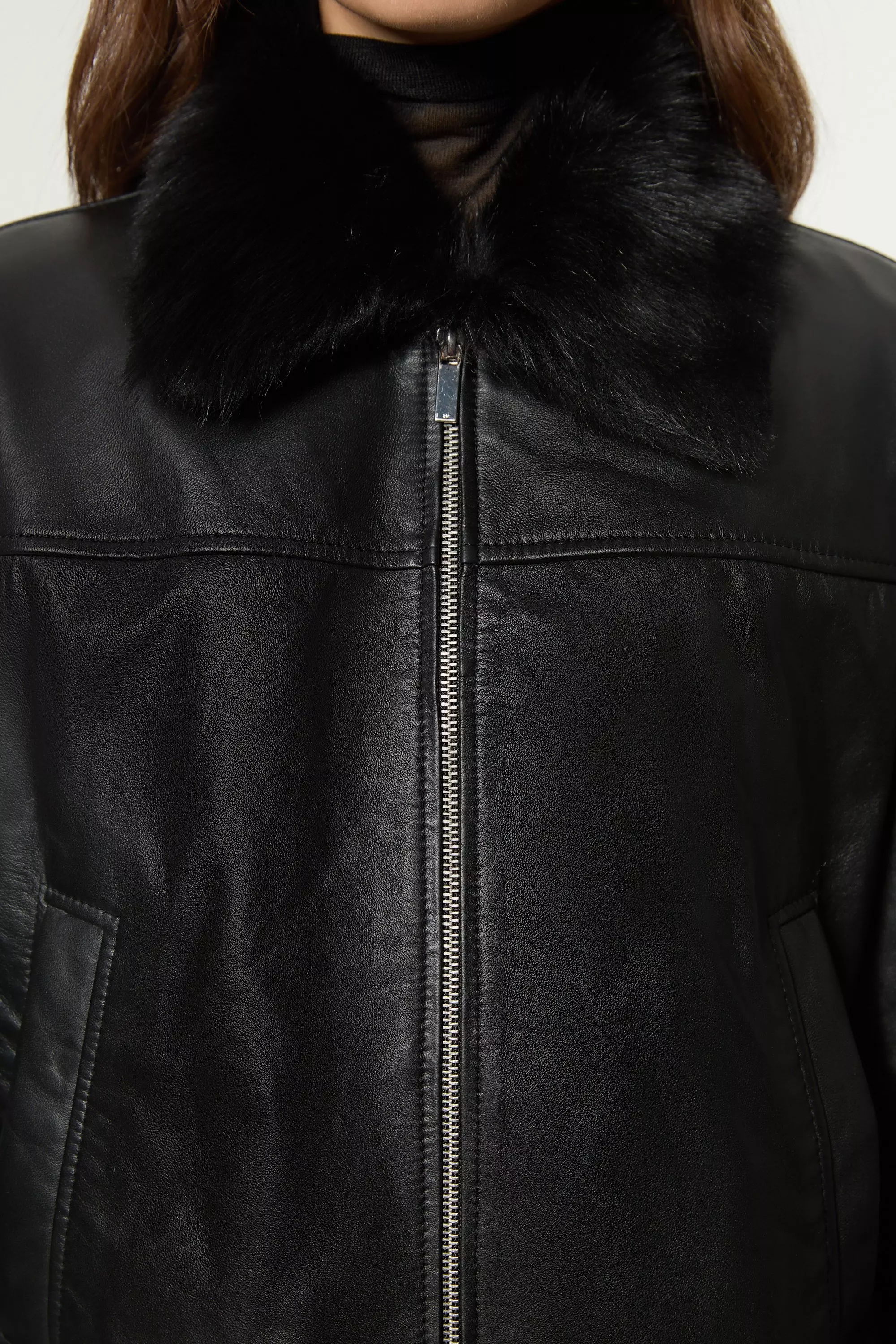 ☆人気☆【BOHEMIAN SEOUL】☆SLIM FIT SHEARLING JACKE.T☆ Designer fashion, Seoul-fully created | W Concept