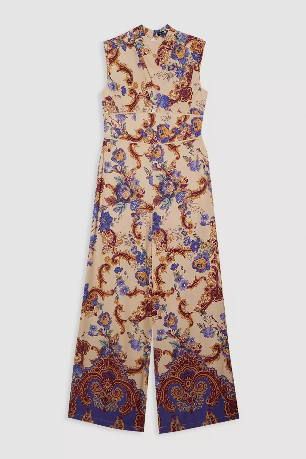 Reformation Paisley Jumpsuit polka dot