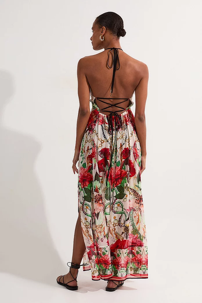 Memorable Eye-Catching Backless Beach Maxi Dress Memorable Eye-Catching Backless Beach Maxi Dress