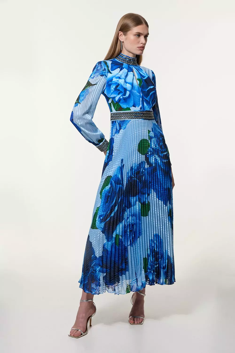 【KAREN MILLEN】ディアマンテトリム デリケートローズ ドレス bkk23402_blue_xl?$