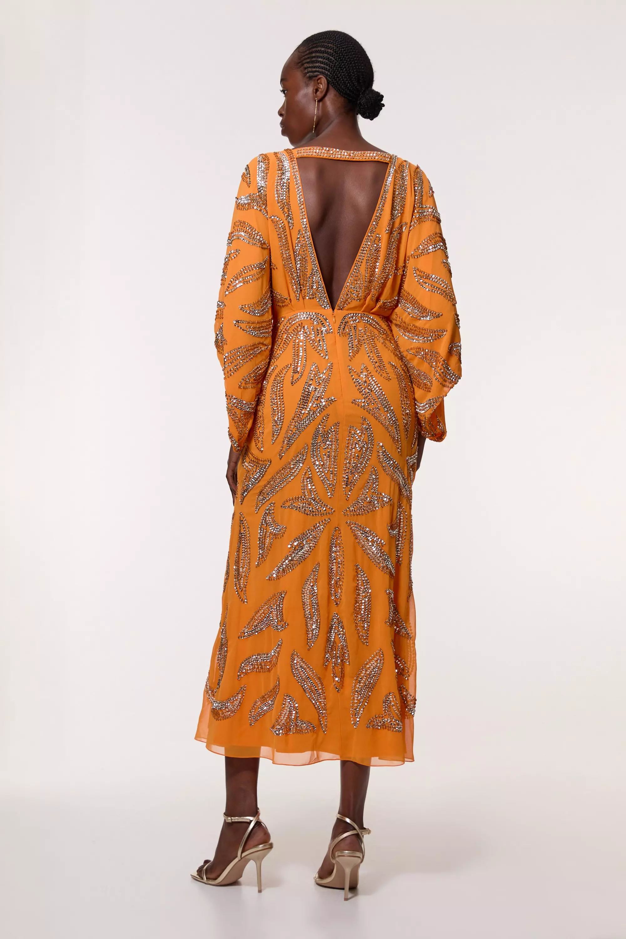 【送料&関税込】Ferragamo Kimono Long Sleeve Dress Ferragamo Kimono Long Sleeve Dress | italist