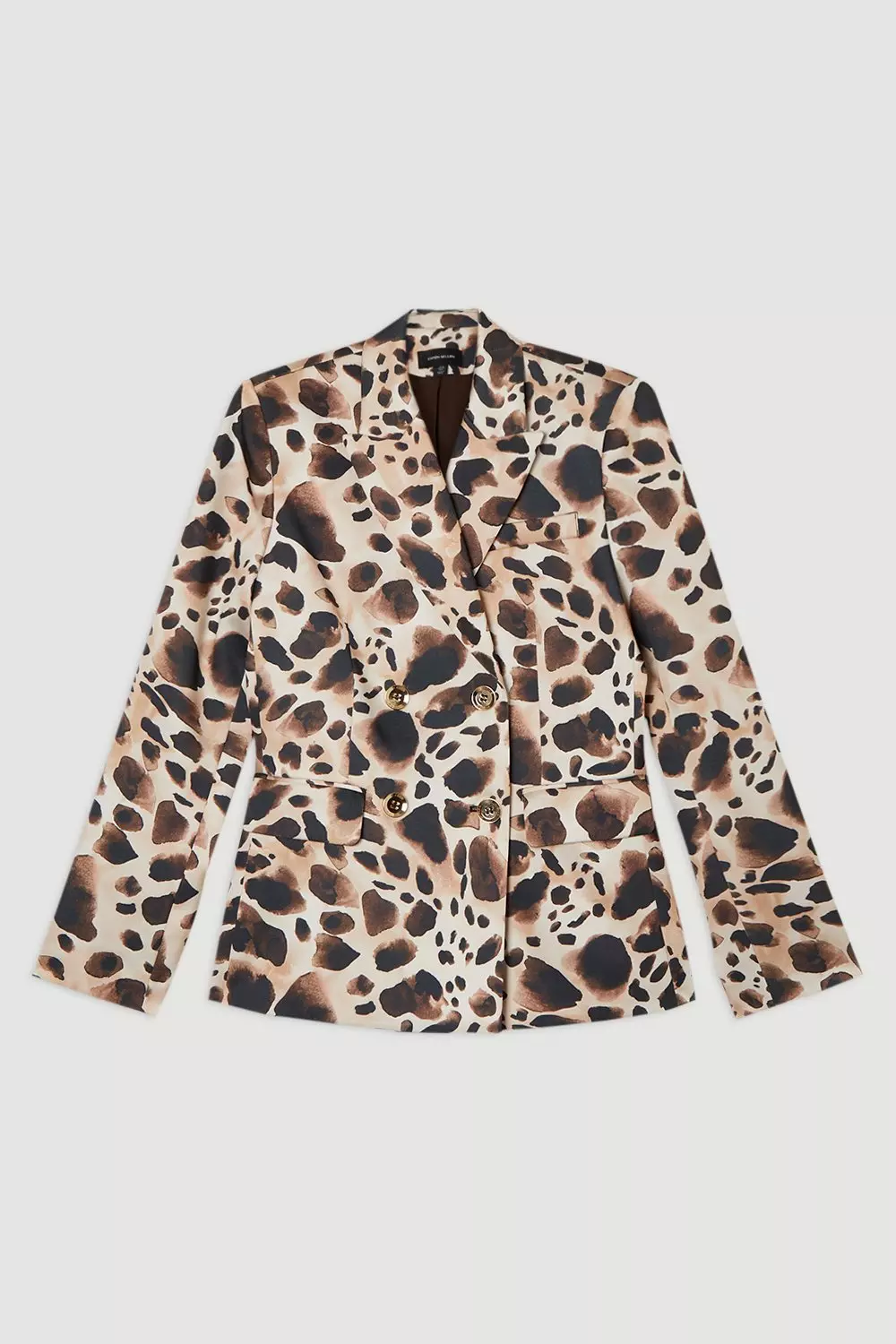 ジャケット Cotton and viscose blazer with animalier print lining Cotton and viscose blazer with animalier print lining | Parallel