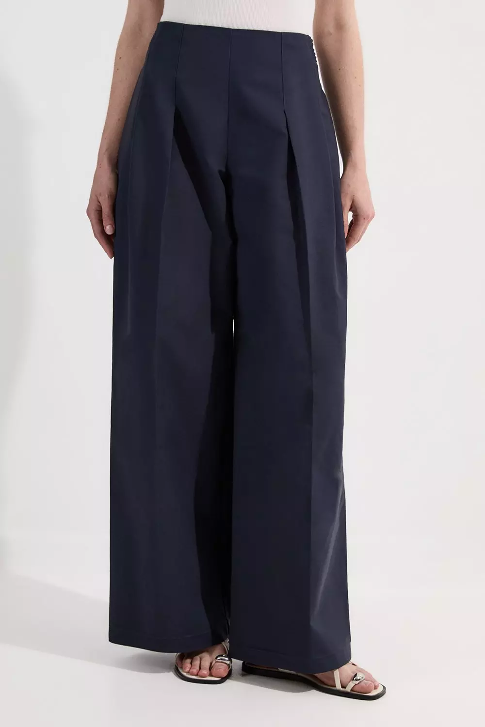 Archive Collection - Tailored Cotton Pintuck Grosgrain Wide