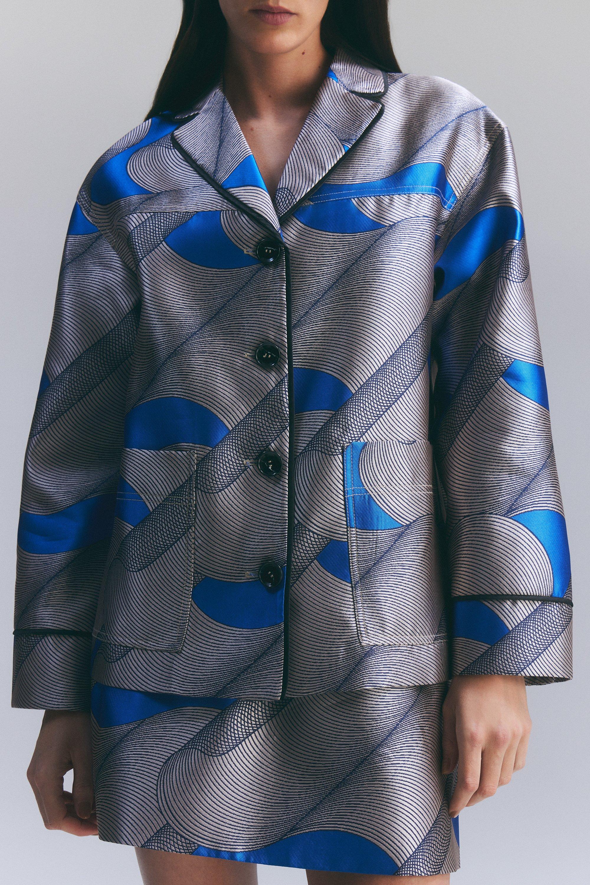 Multi Amelia Graham Printed Tailored Jacket