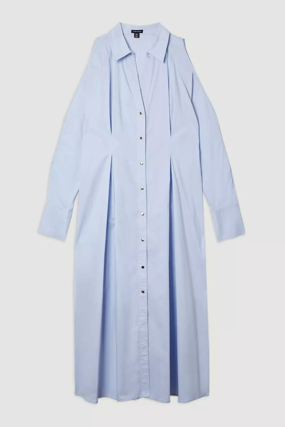 マイラン MYLAN 23SS Oversized Shirt Dress ストライプシャツ MY23SS BL001 サックスブルー サイズ：SIZ MYLAN(マイラン) 23SSOversized Shirt Dressストライプシャツ