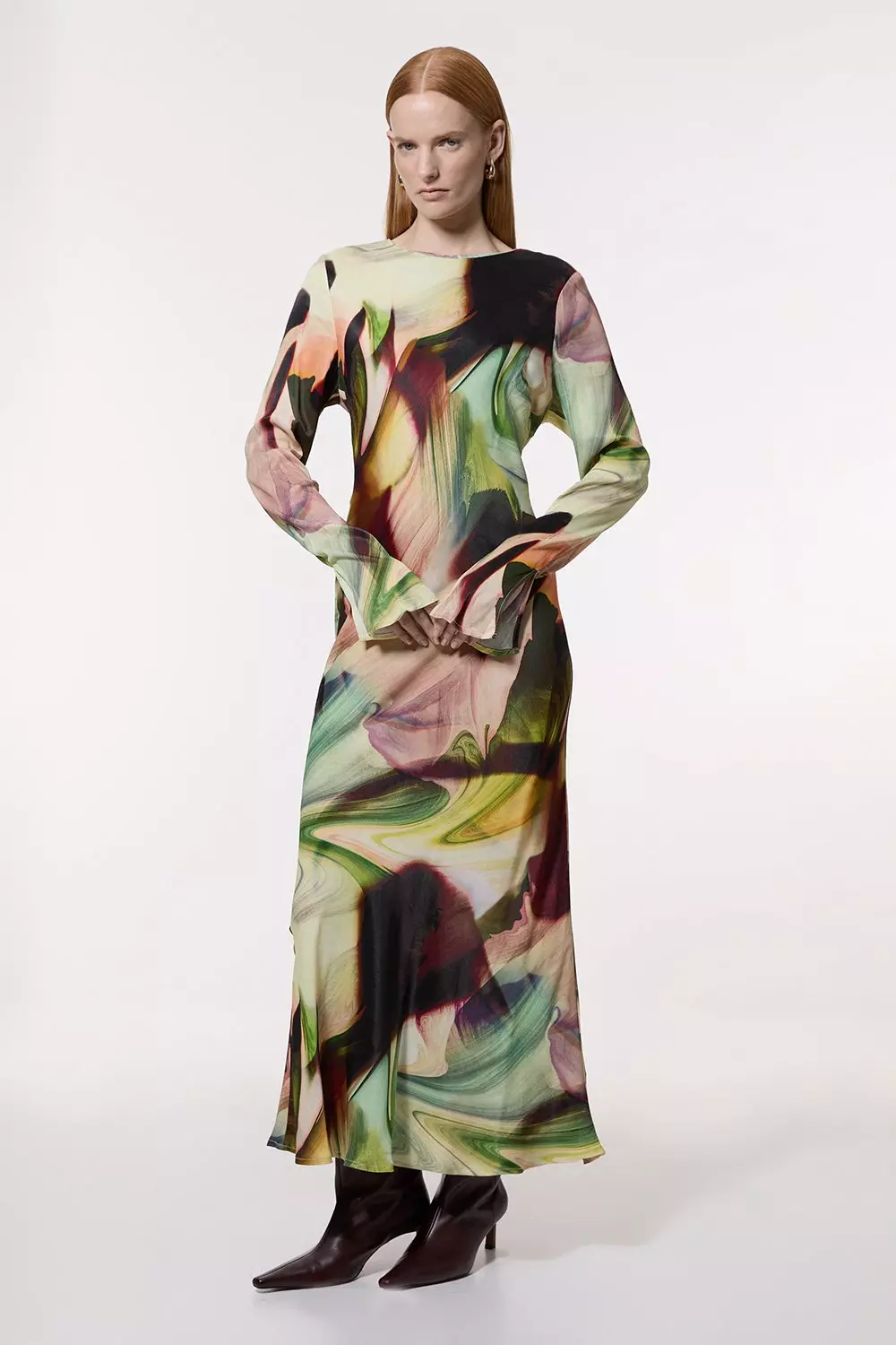 Karen Millen☆Printed Satin Woven セットアップ【UK発】 bkk23704_multi_xl?$