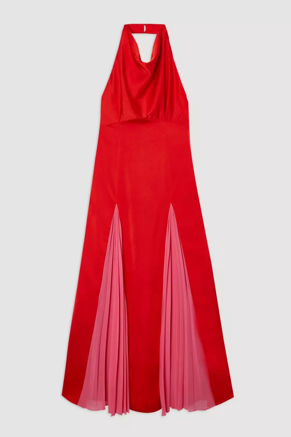 ★2024SS新作★KIRSH★BACK POINT PLEATS WOVEN DRESS PAINTER WASHED SATIN PLEATED DRESS | LEHHO