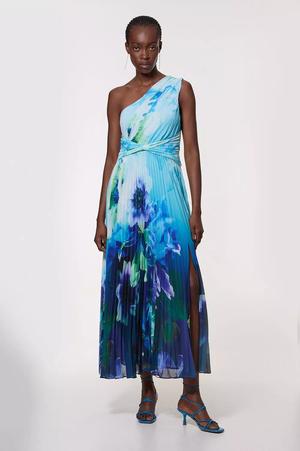 【Karen Millen】フローラル オーガンジーホルターネック ドレス bkk24479_blue_xl?$