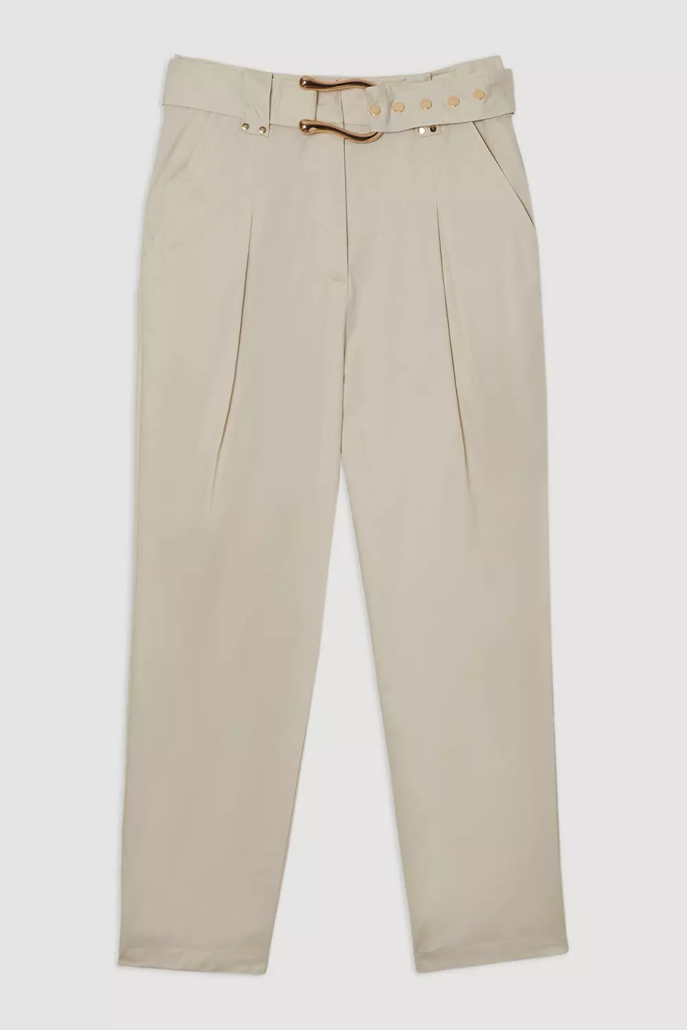 Stone Cotton Sateen Woven Pants alternative image