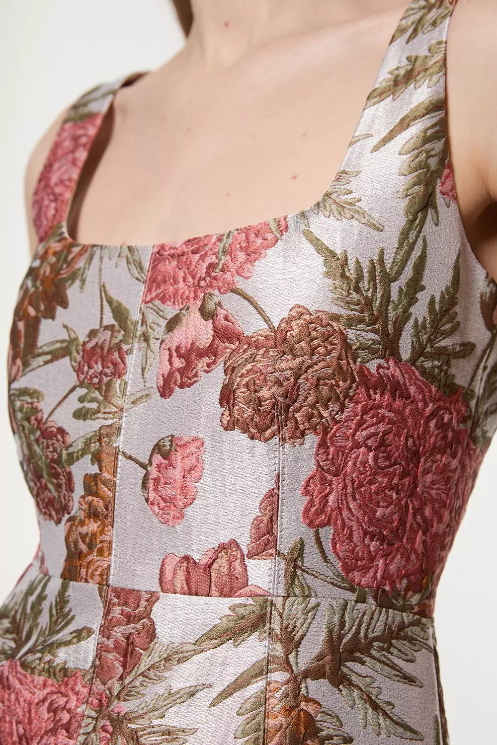 ★Karen Millen★ テーラードフルスカートミダキシスカート bkk20106_khaki_xl?pdp.template