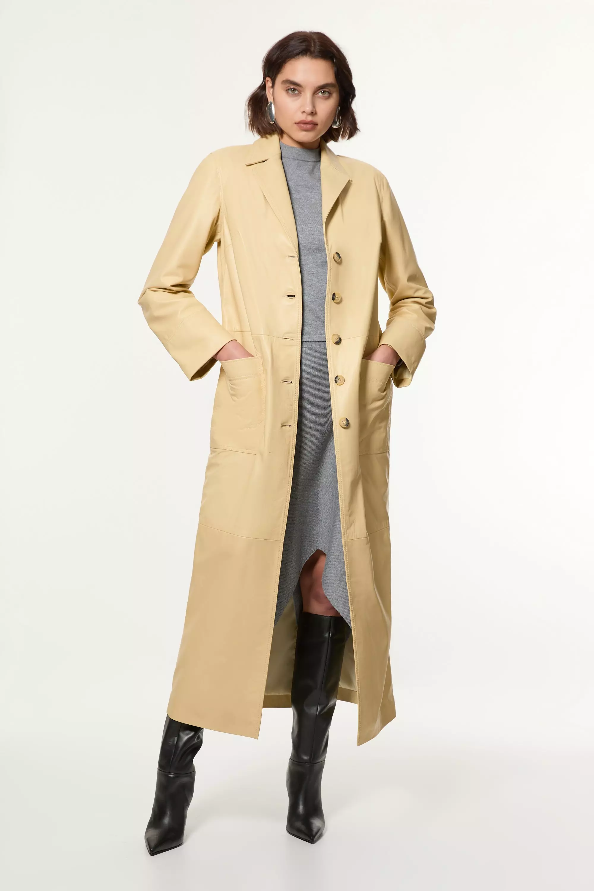 ジャケット・アウター Nylon Covered Trench Coat YOKE 328_d2521b5cfc-