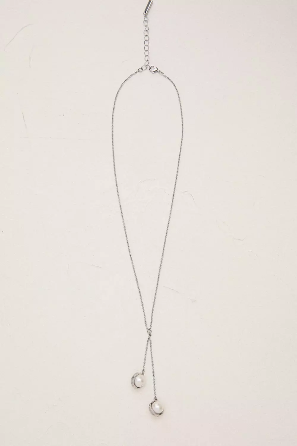 国内発!関税込*KAREN MILLEN*パール ダブルドロップネックレス 国内発!関税込*KAREN MILLEN*パール ダブルドロップネックレス