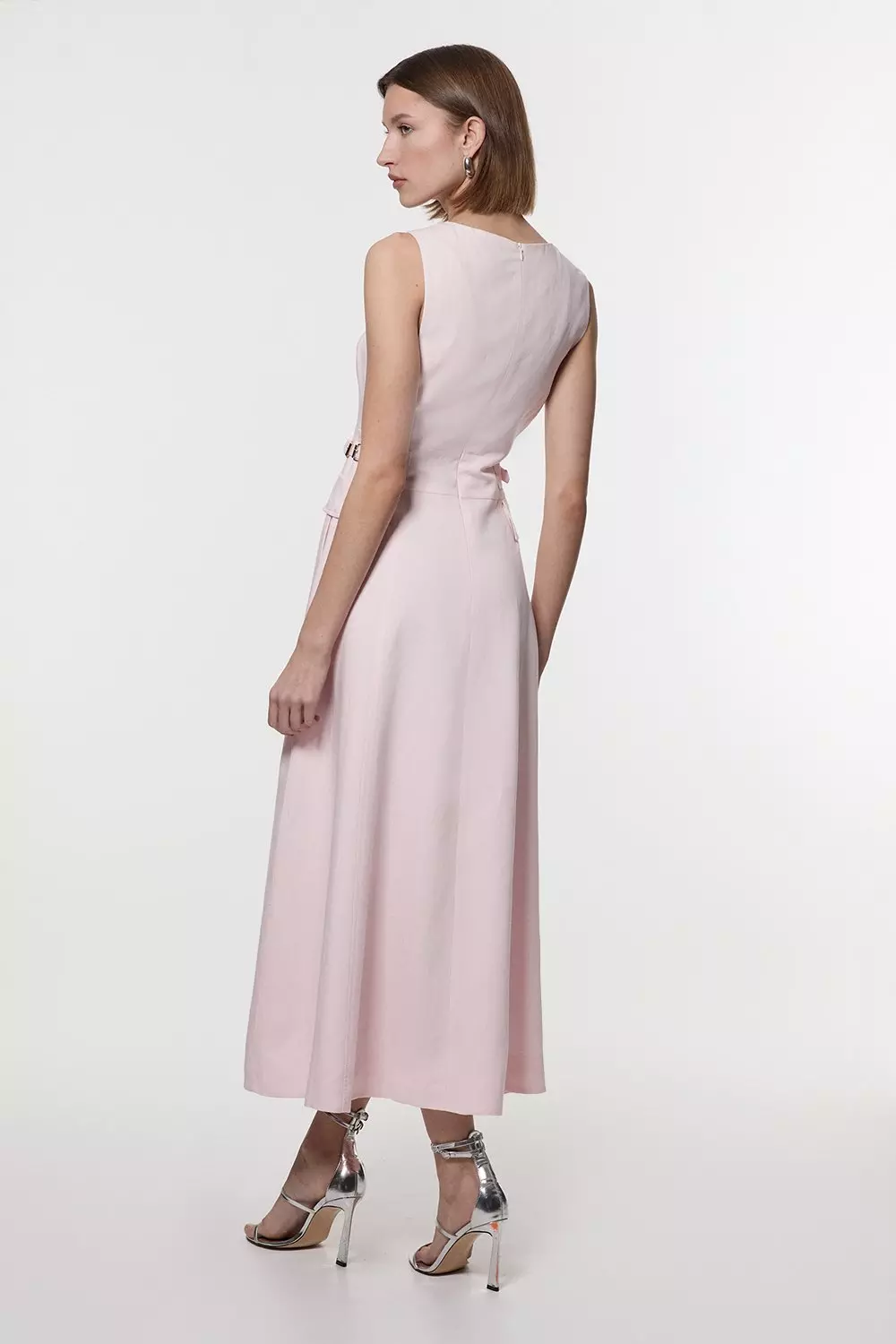 Karen Millen☆Tulle Layered Woven マキシスカート【UK発】 bkk21982_ivory_xl?pdp.template