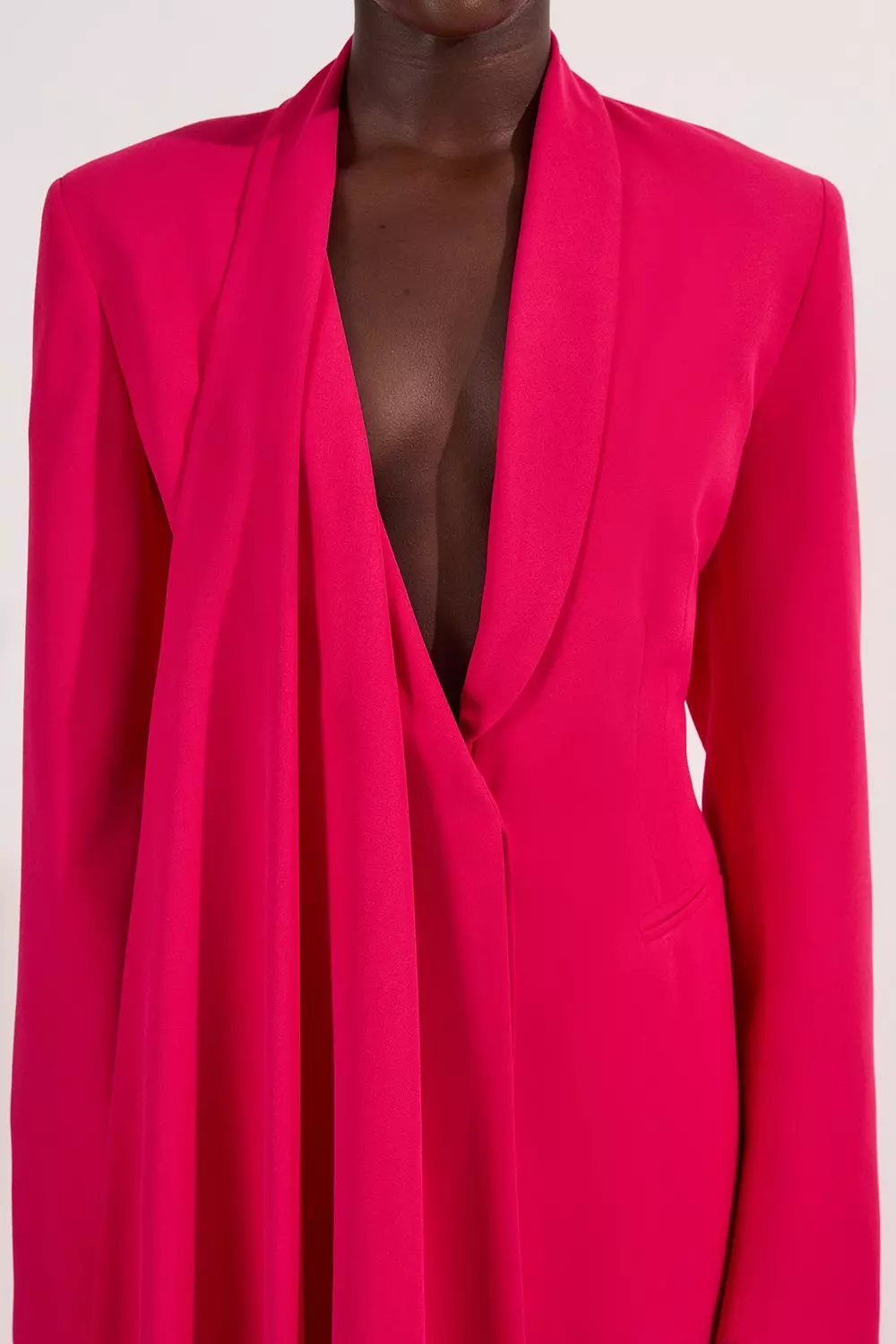KAREN MILLEN ソフトテーラードカラー シングルブレストブレザー Soft Tailored Single Breasted Blazer | Karen Millen
