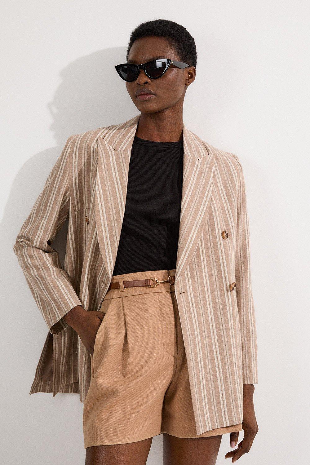 Women's Linen Jackets | Karen Millen Women's Linen Jackets | Karen Millen