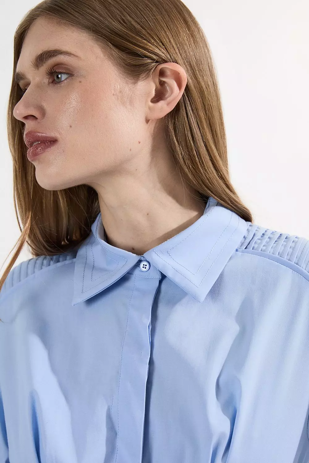 入手困難【Karen Millen】バルーンスリーブ コルセット織 ドレス bkk22091_ivory_xl?pdp.template