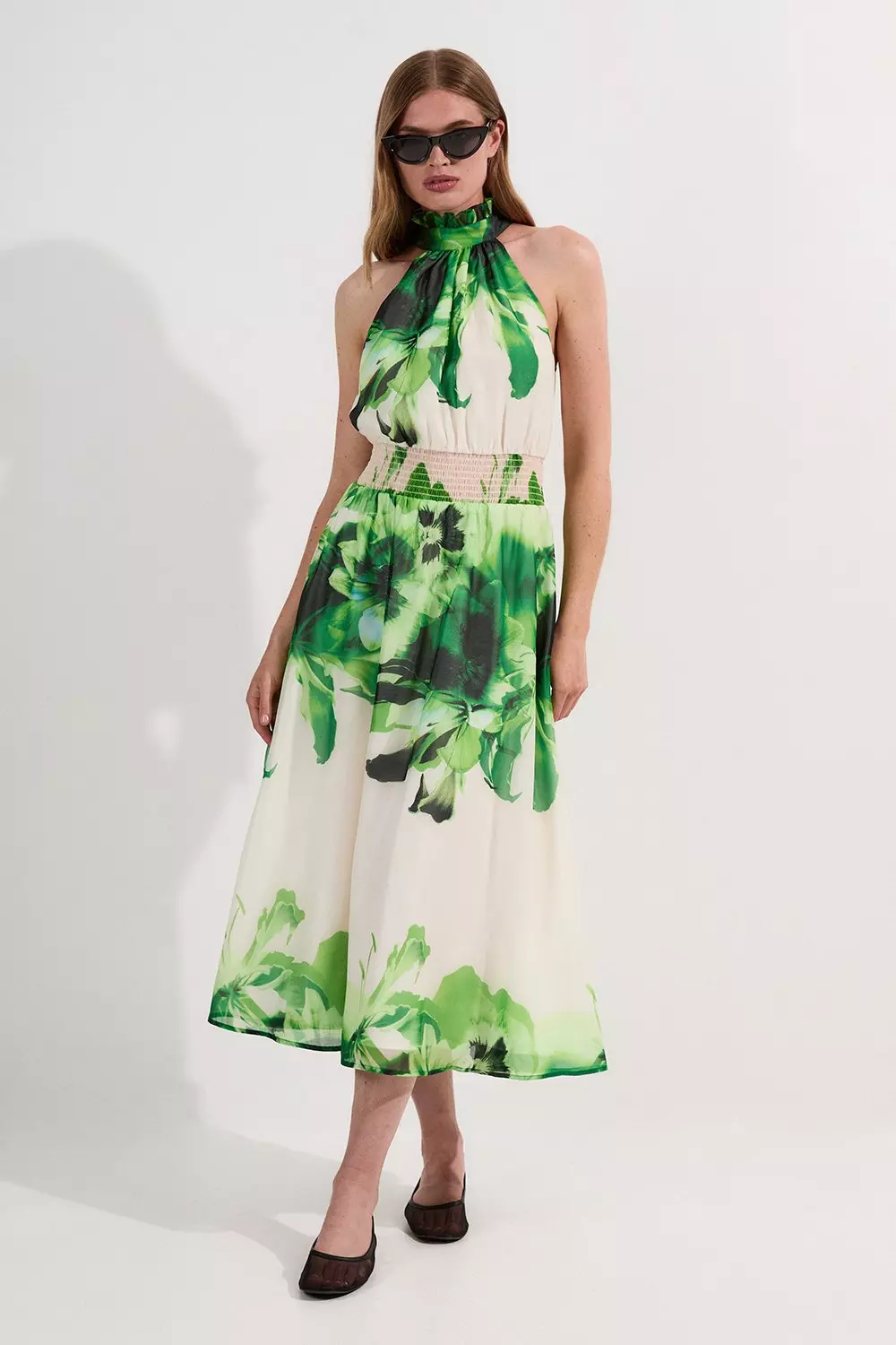 【Karen Millen】 ガーデンフローラル マキシドレス *送料無料* 安心追跡【KAREN MILLEN】ガーデンフローラルマキシドレス