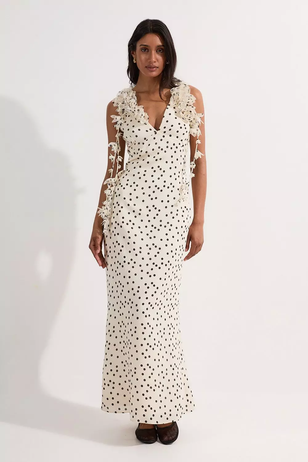 安心追跡【KAREN MILLEN】アップリケ バンドゥネック ドレス 安心追跡【KAREN MILLEN】アップリケ バンドゥネック ドレス