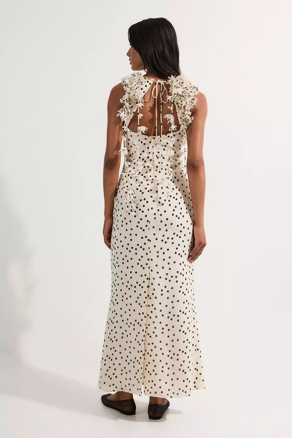 安心追跡【KAREN MILLEN】花柄 シルクコットン パフ ドレス 安心追跡【KAREN MILLEN】フローラル柄シルクコットンドレス