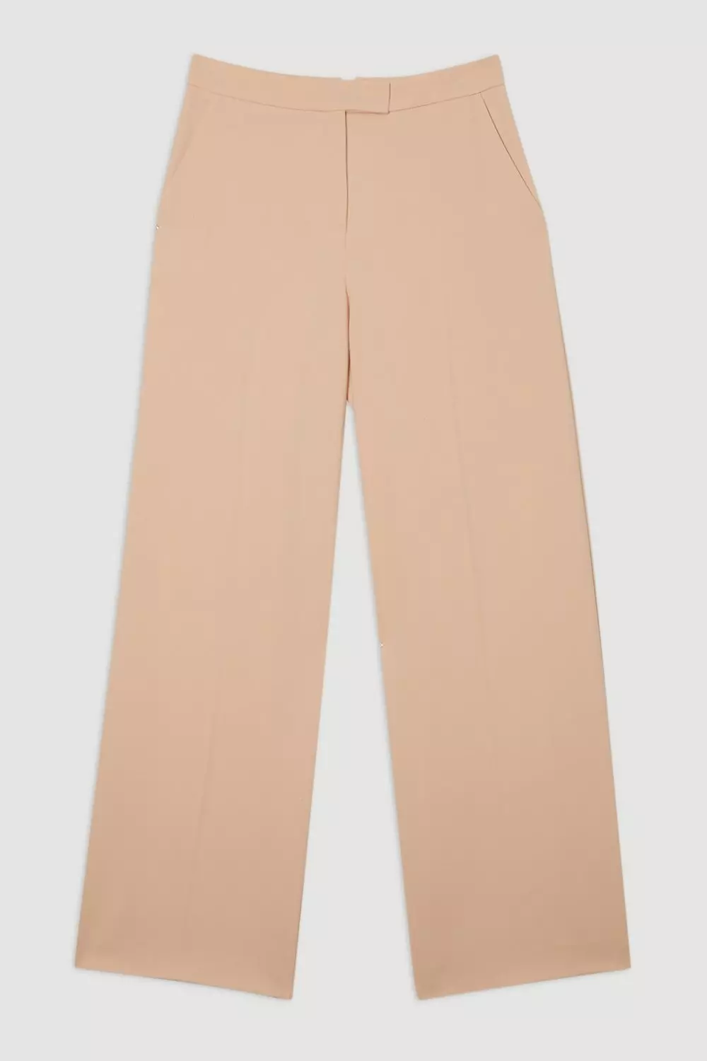 Blush Polished Viscose Tailored Wide Leg Trouser alternative image