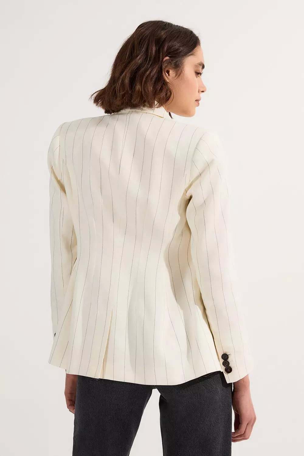 【KAREN MILLEN】ビスコース シングルブレスト ジャケット KAREN MILLEN ビスコースシングルブレストテーラードブレザー