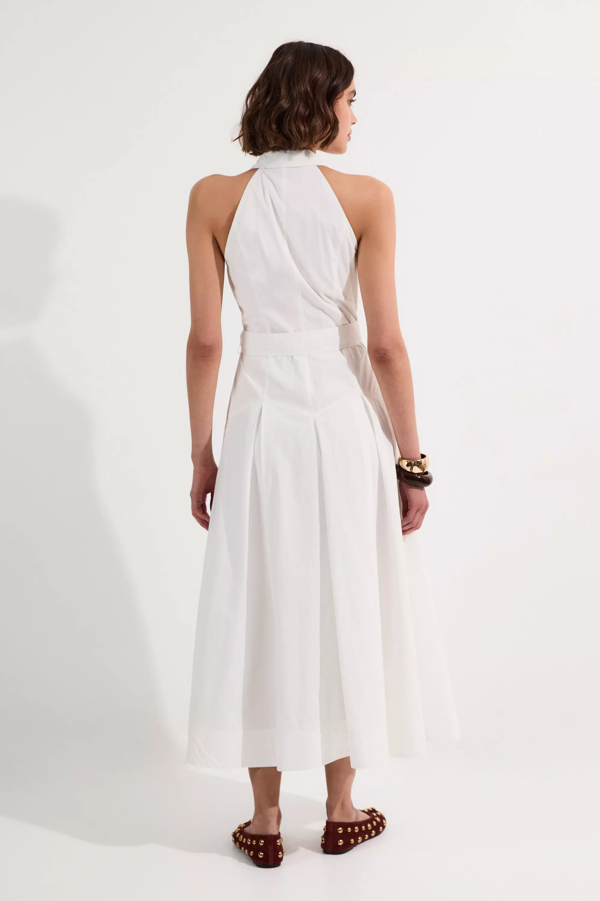 KAREN MILLEN ミディドレス 帯ベルト ボリューム袖 長袖 襟付き Amazon.com: JUMISEE Women Elegant Velvet Corset Maxi Dress