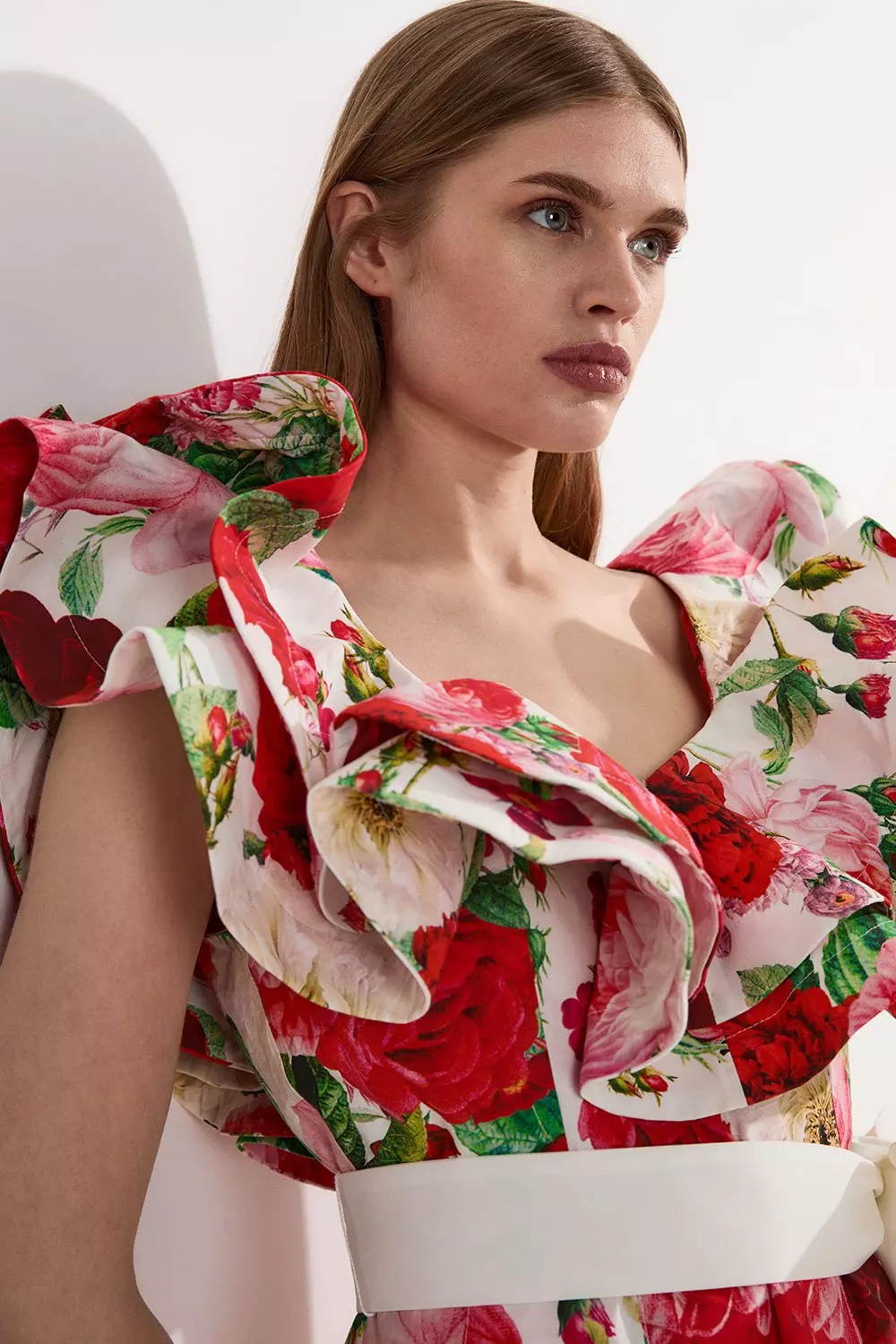 【Karen Millen】コットン ブロダリー ベルト ウーブンドレス bkk24446_floral_xl?pdp.template